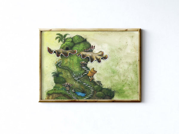 BRACKET FUNGUS HOUSE - Art Print