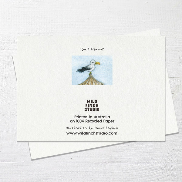 GULL ISLAND - Greetings Card