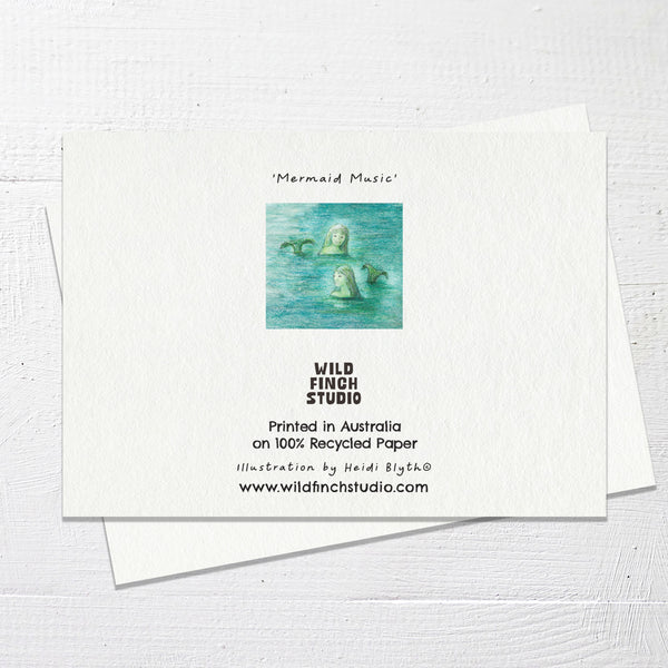 MERMAID MUSIC - Greetings Card