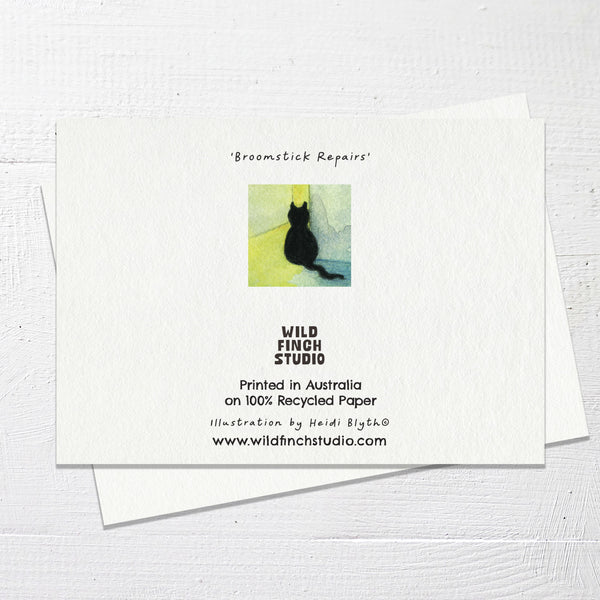 BROOMSTICK REPAIRS - Greetings Card