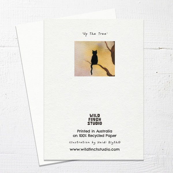 UP THE TREE - Greetings Card
