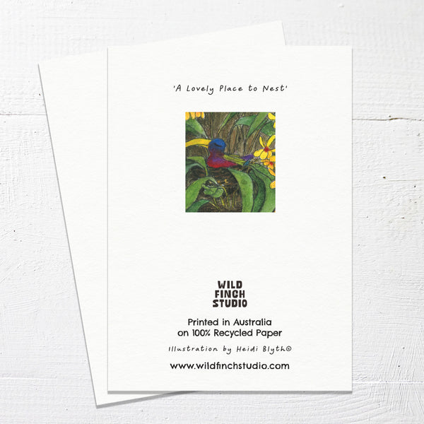 A LOVELY PLACE TO NEST - Greetings Card