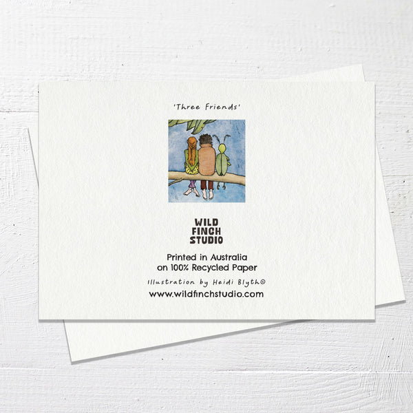 THREE FRIENDS - Greetings Card