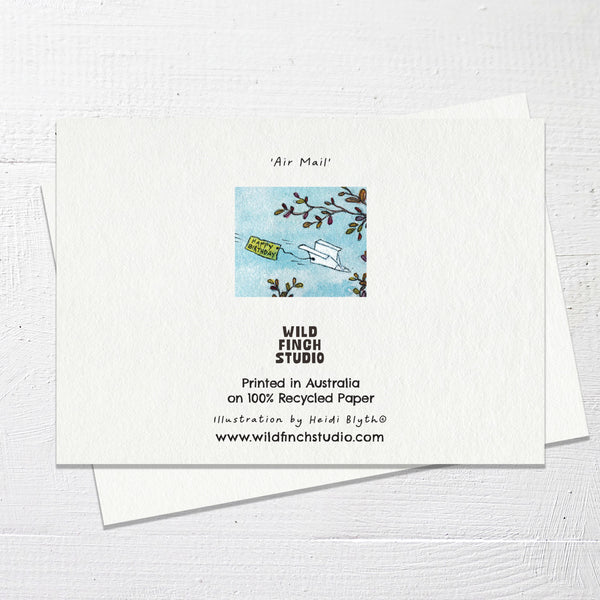 AIR MAIL HAPPY BIRTHDAY - Greetings Card