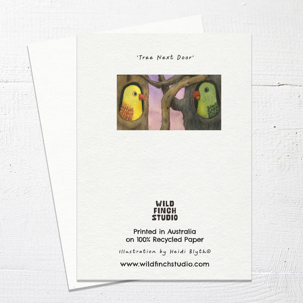 TREE NEXT DOOR - Greetings Card
