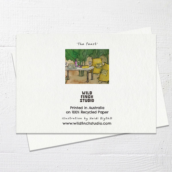 THE FEAST - Greetings Card