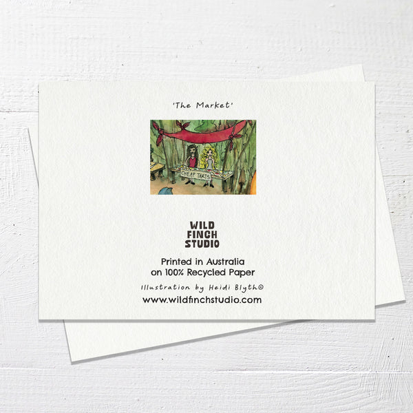 THE MARKET - Greetings Card
