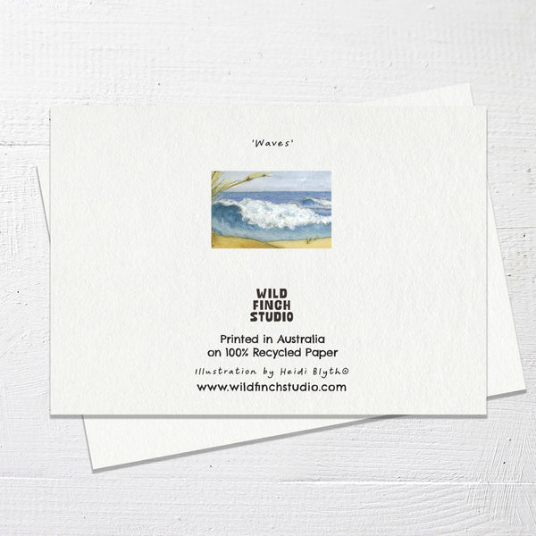 WAVES - Greetings Card