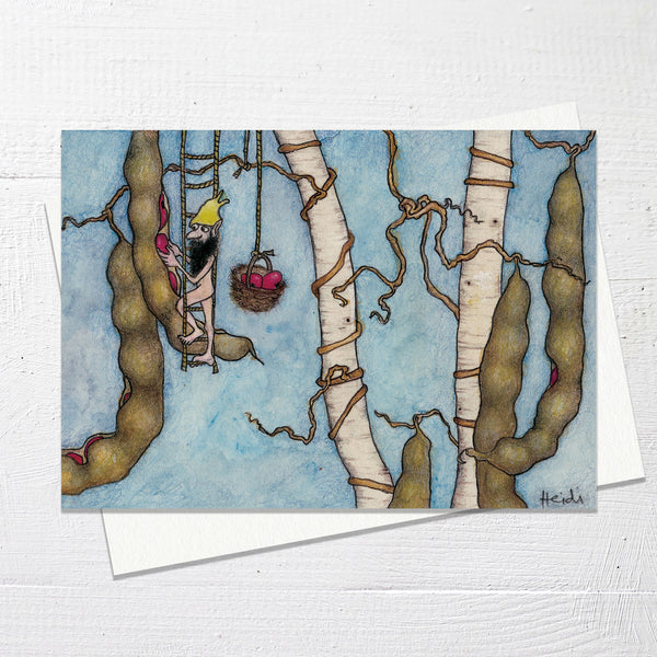 BEAN HARVEST - Greetings Card