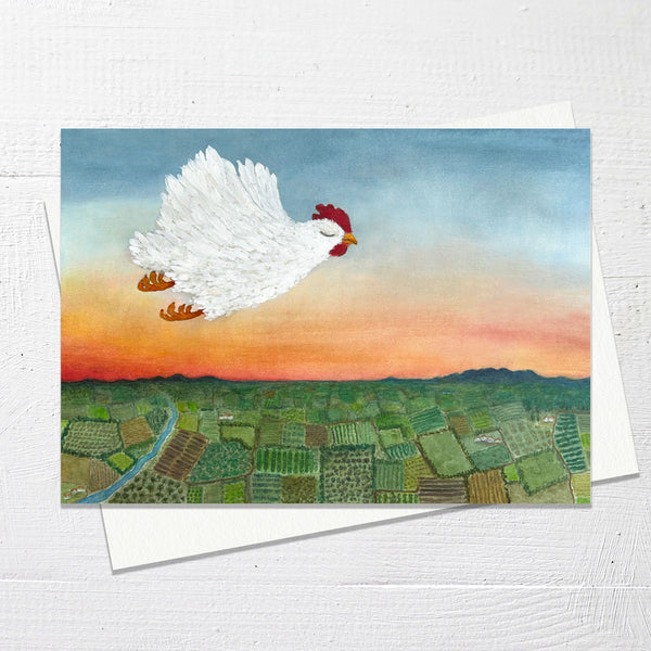 SOME DAYS I JUST FEEL LIKE RIDING THE THERMALS - Greetings Card