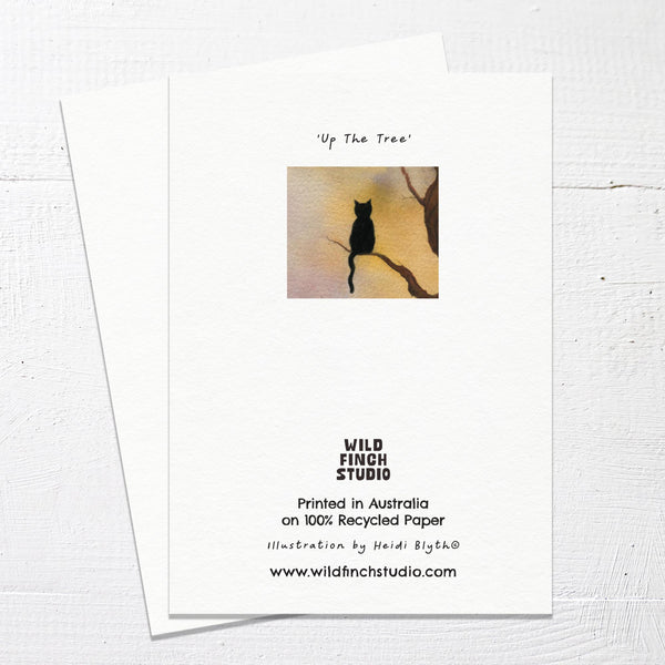 UP THE TREE - Greetings Card