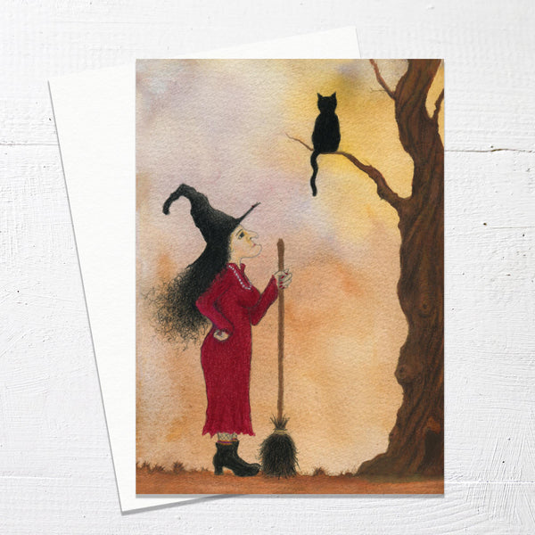 UP THE TREE - Greetings Card