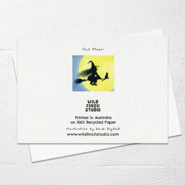 FULL MOON - Greetings Card