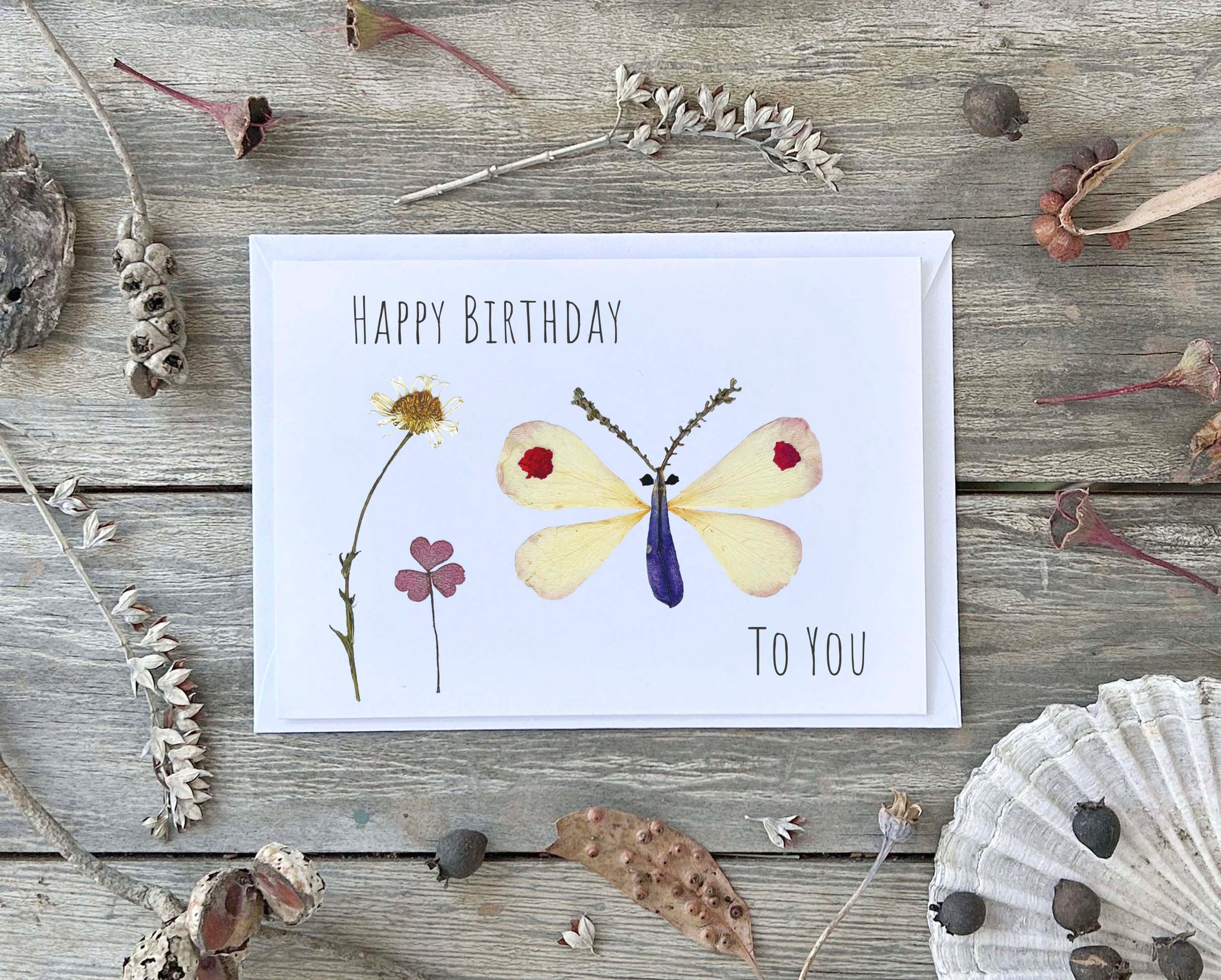 BIRTHDAY BUTTERFLY 'ELSIE' - Greetings Card