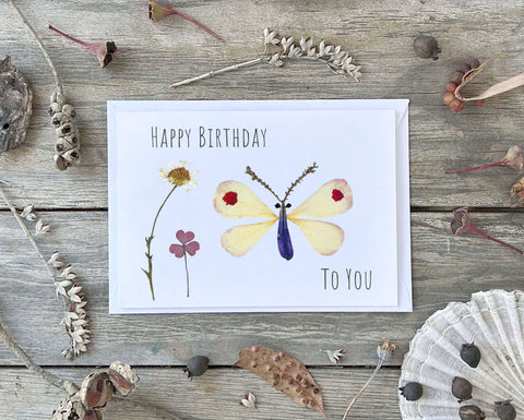 BIRTHDAY BUTTERFLY 'ELSIE' - Greetings Card