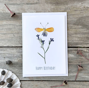 BIRTHDAY BUTTERFLY 'ELENOR' - Greetings Card
