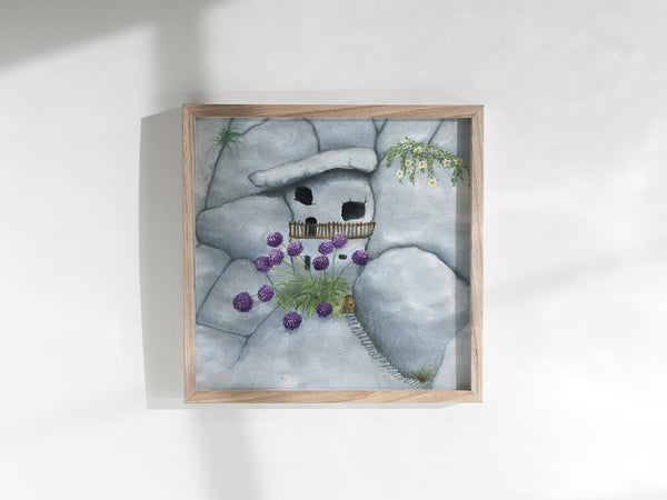HOME IN THE ROCK - Art Print