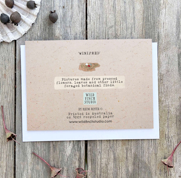'WINIFRED' - Greetings Card
