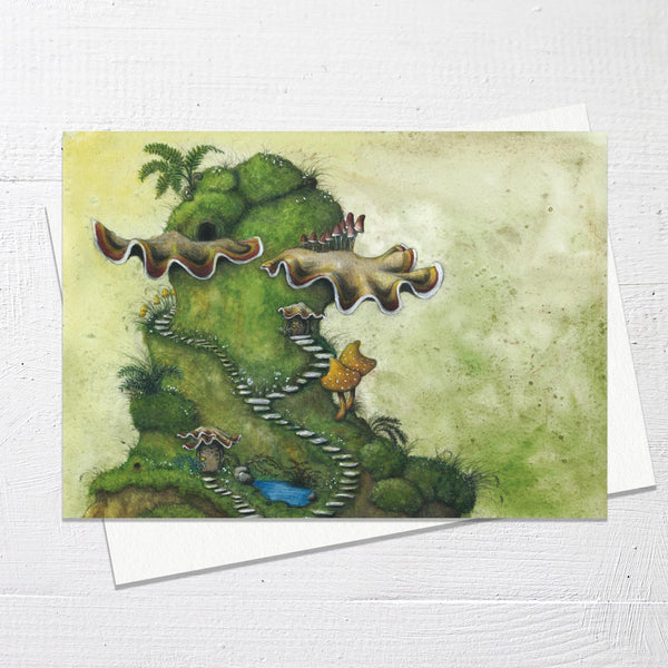BRACKET FUNGUS HOUSE - Greetings Card