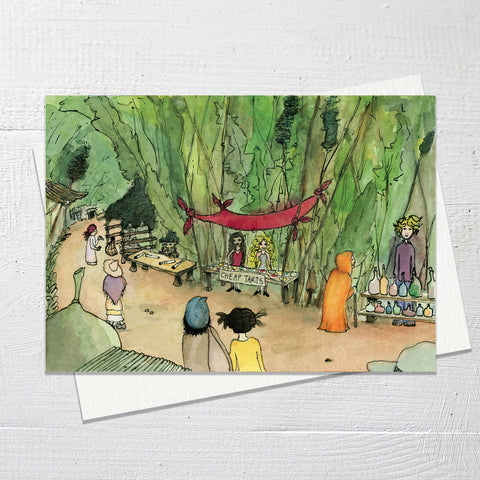 THE MARKET - Greetings Card
