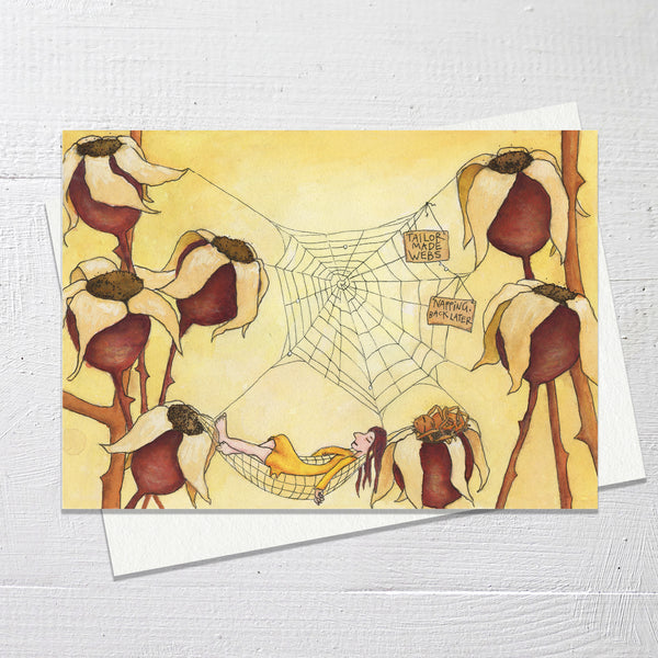 TAILOR-MADE WEBS - Greetings Card