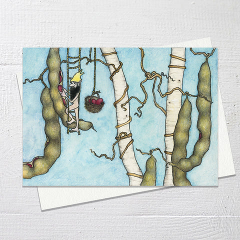 BEAN HARVEST - Greetings Card