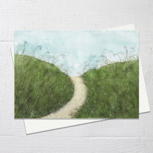 WHERE THE ROAD GOES - Greetings Card