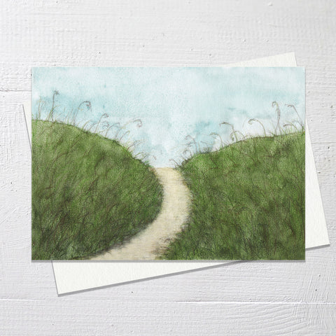 WHERE THE ROAD GOES - Greetings Card