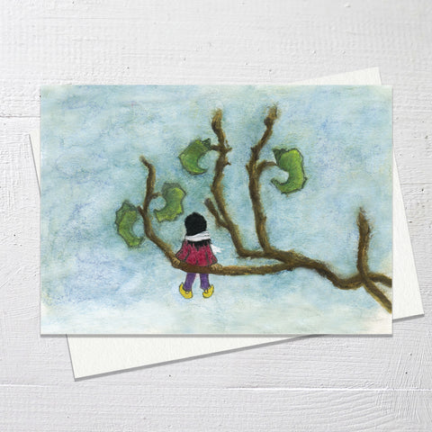 JUST SITTIN' - Greetings Card