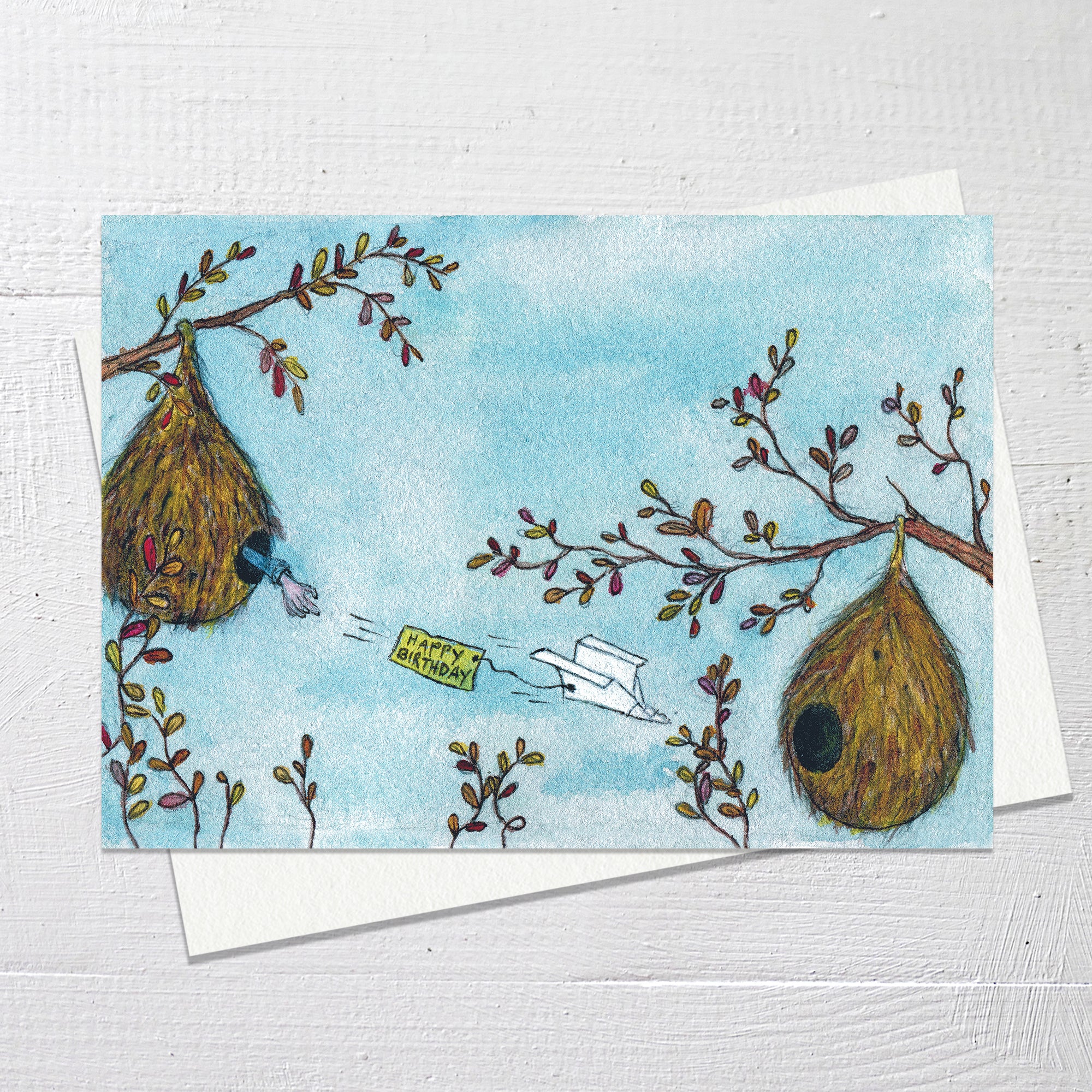 AIR MAIL HAPPY BIRTHDAY - Greetings Card