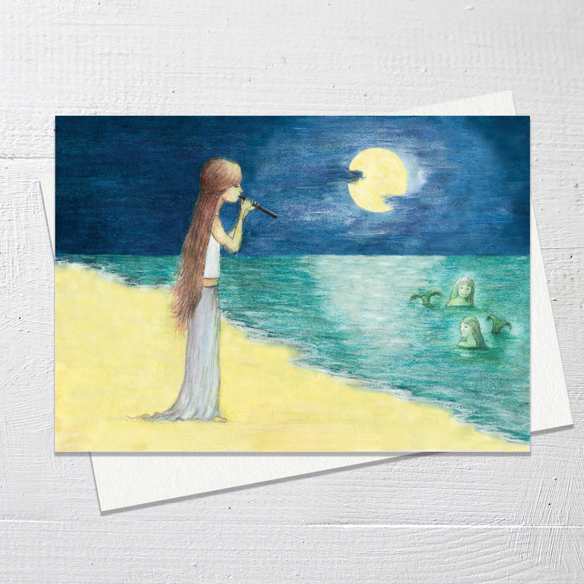 MERMAID MUSIC - Greetings Card