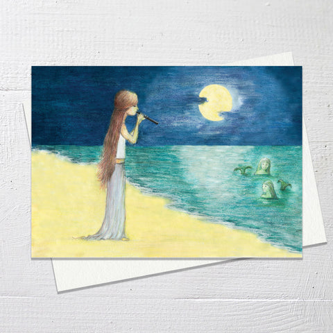 MERMAID MUSIC - Greetings Card
