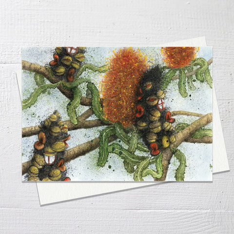 BANSIA HOUSES - Greetings Card