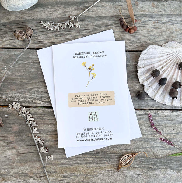 'BAREFOOT MEADOW' - Greetings Card