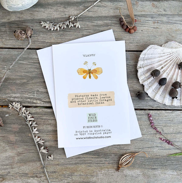 'GLADYS' - Greetings Card