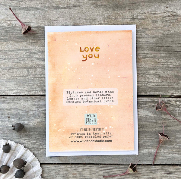 LOVE YOU HEARTS - Greetings Card