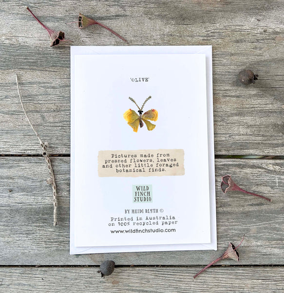 'OLIVE' - Greetings Card