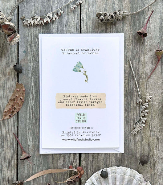 'GARDEN IN STARLIGHT' - Greetings Card