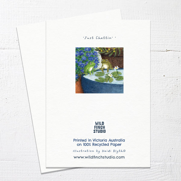 JUST CHATTIN' - Greetings Card