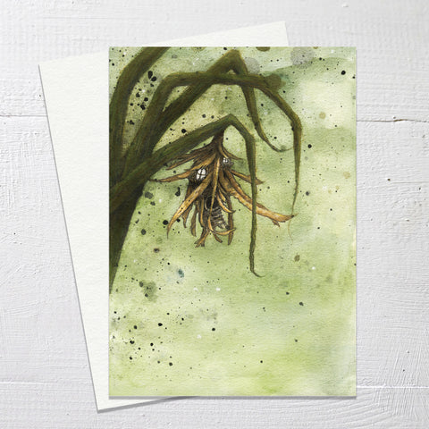 CASE MOTH HOUSE - Greetings Card