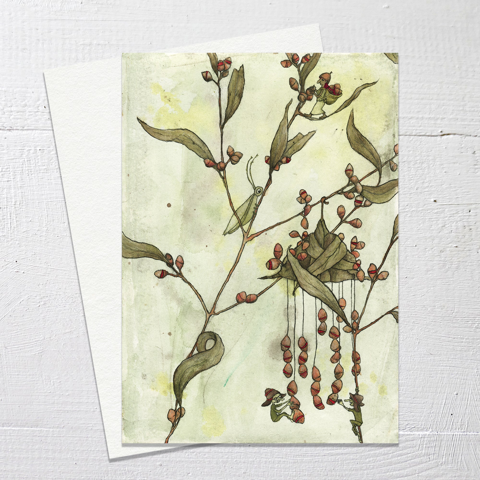 GUMNUT SEASON - Greetings Card