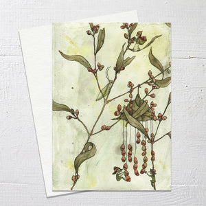 GUMNUT SEASON - Greetings Card