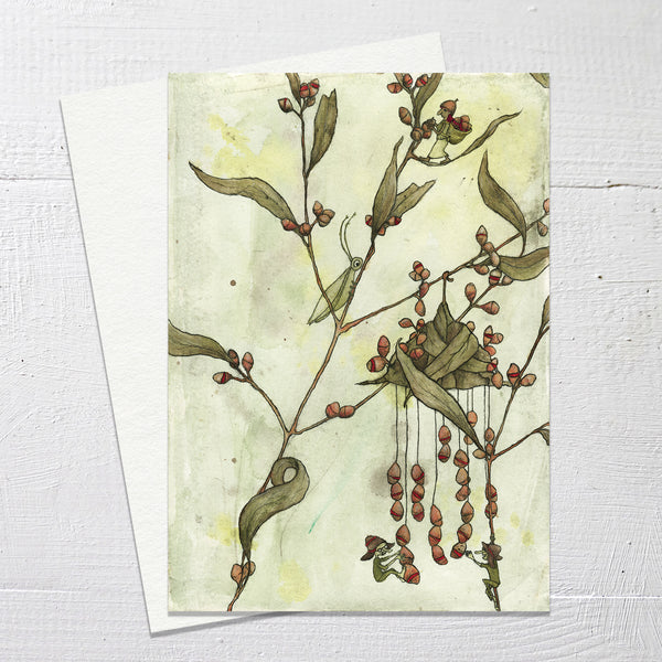 GUMNUT SEASON - Greetings Card