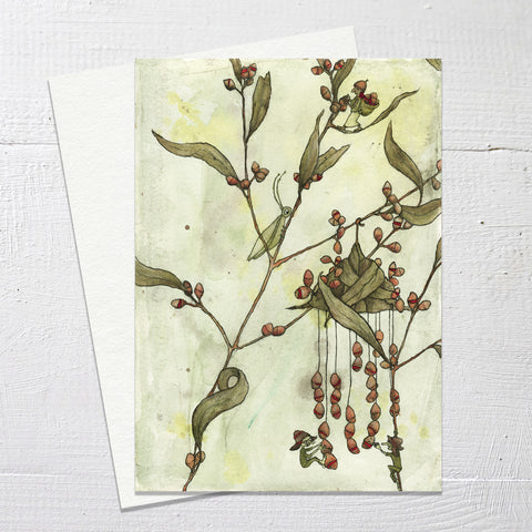 GUMNUT SEASON - Greetings Card