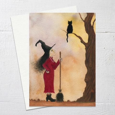 UP THE TREE - Greetings Card