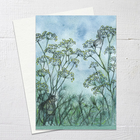 GNOME AND WREN - Greetings Card