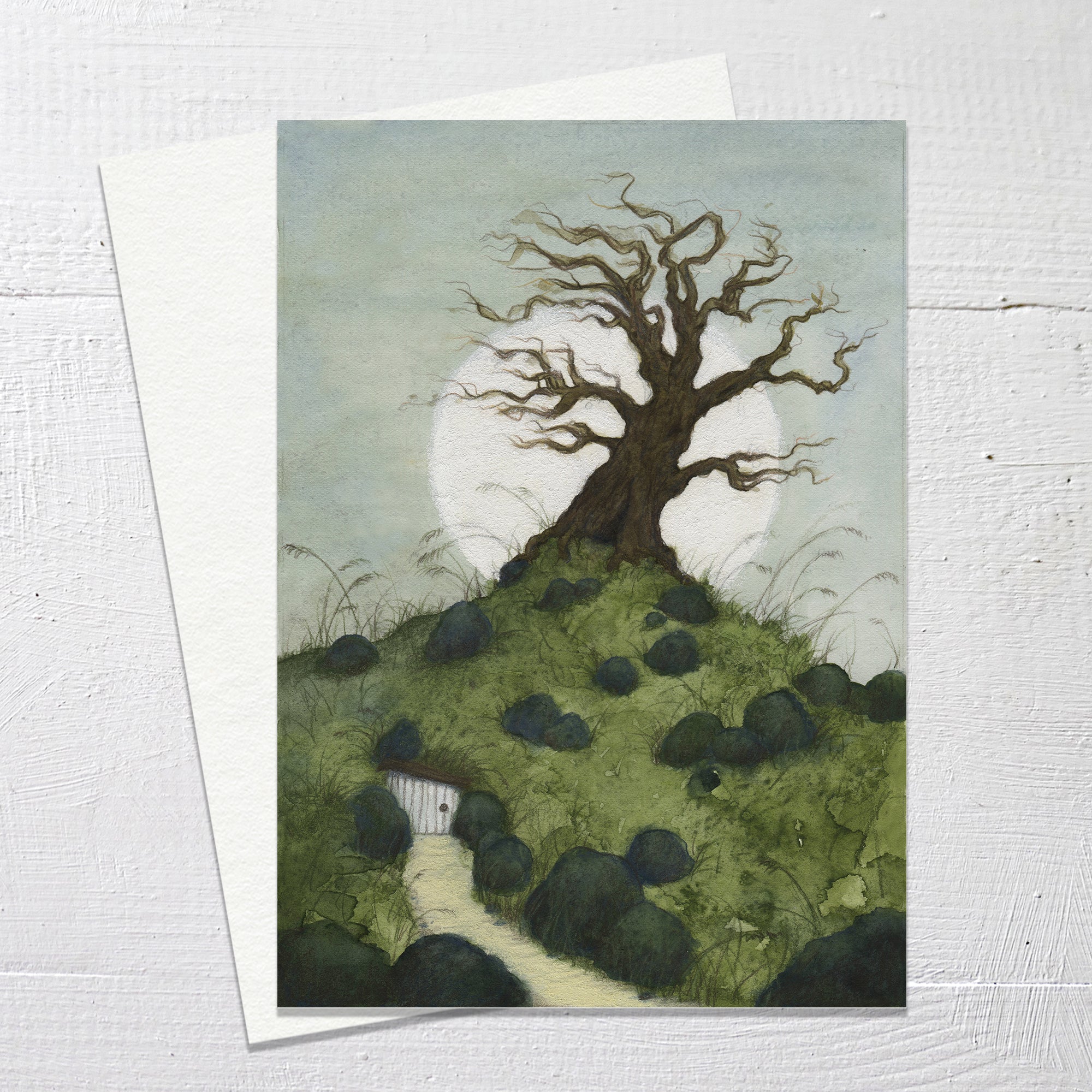 UNDER THE OLD TREE - Greetings Card