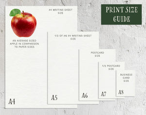 'GATHERED WINTER' BOTANICAL COLLATION - Art Print