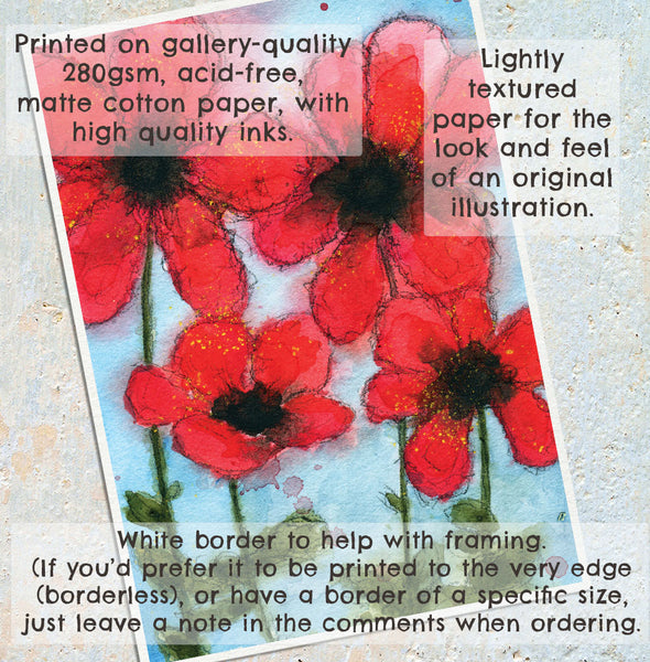 POPPIES - Art Print