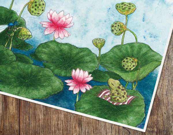MORNING MEDITATION - Art Print